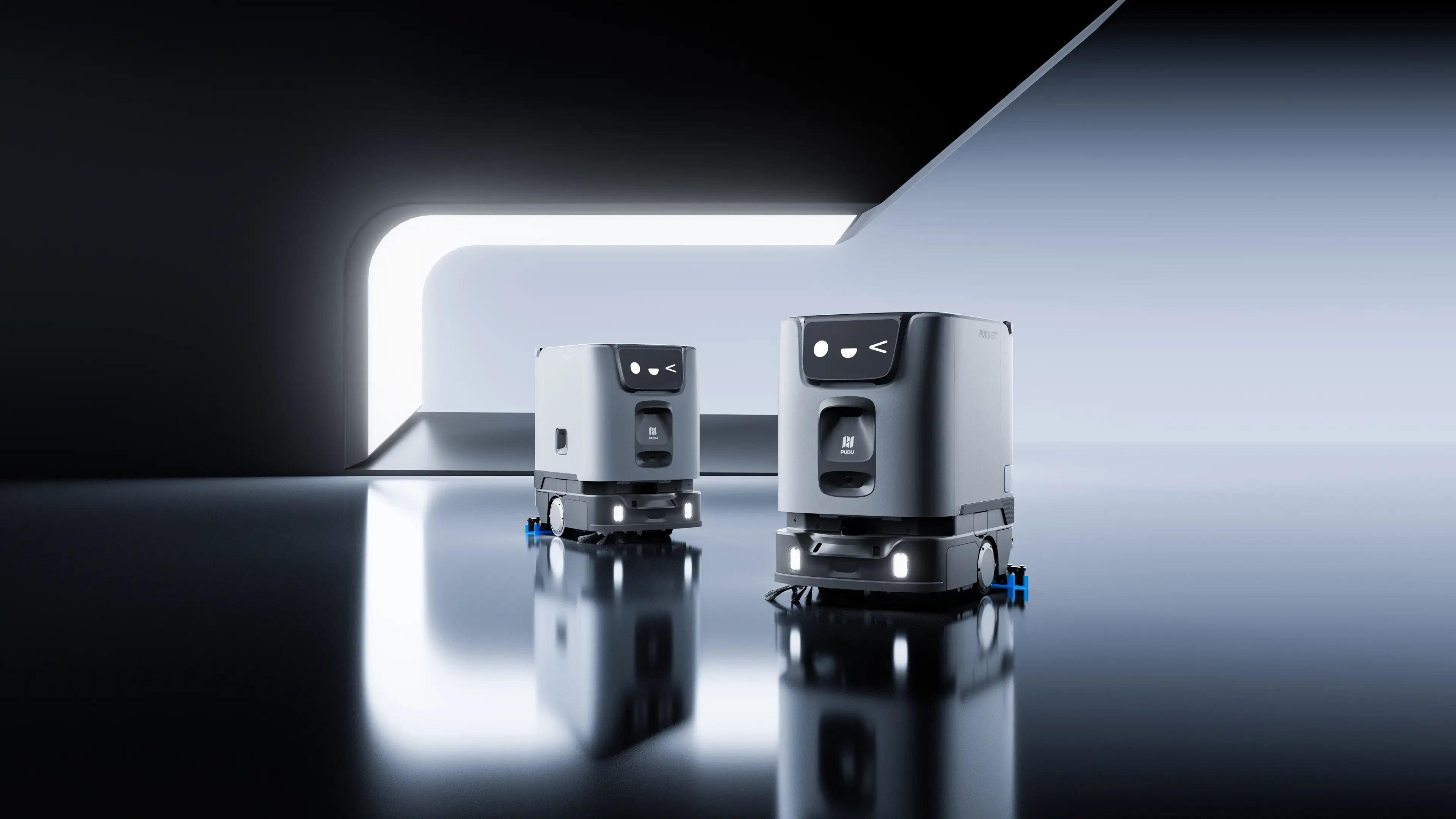 PUDU ET1 — robot fregador-secador compacto