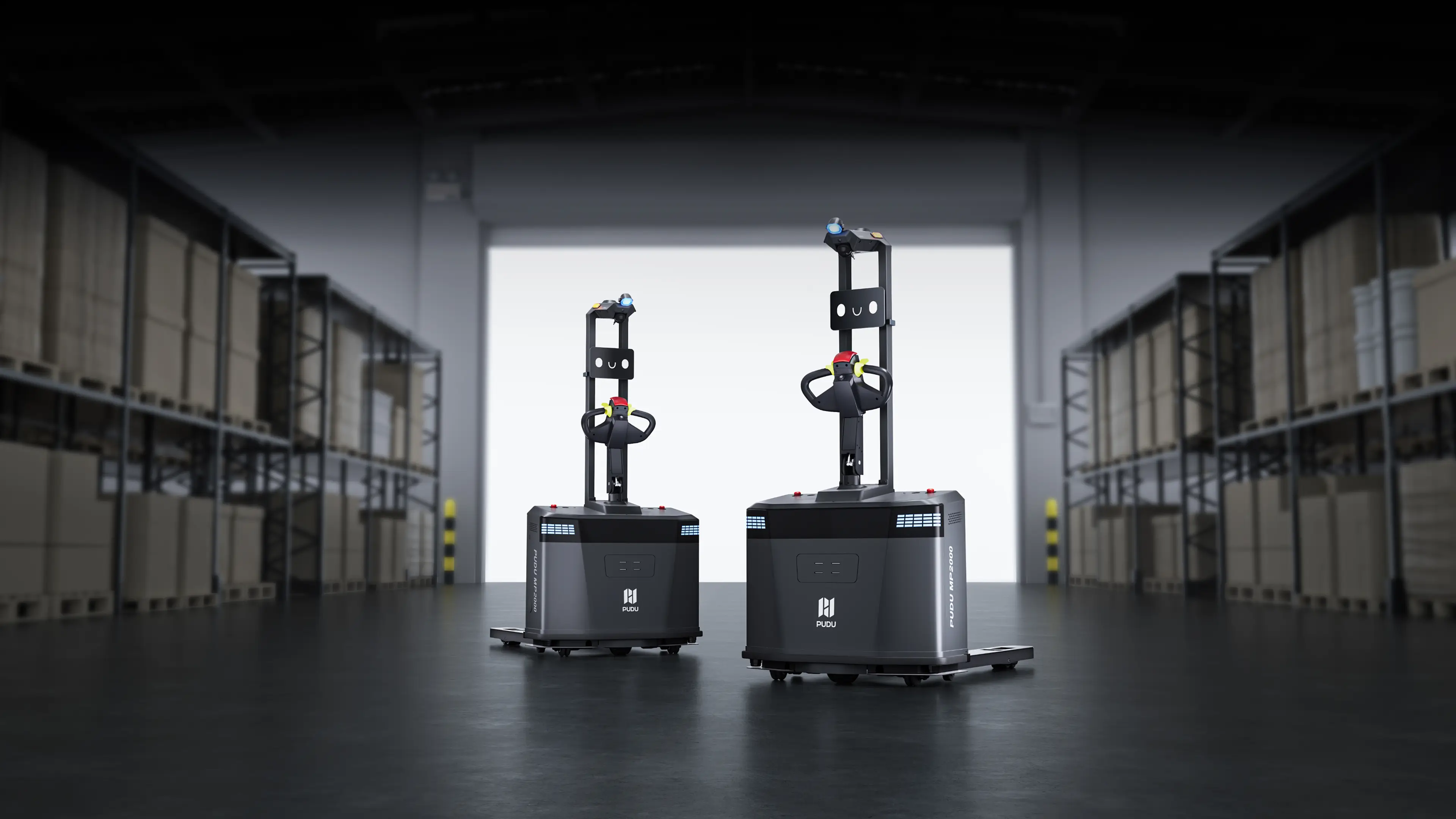 PUDU MP2000 — robot de manipulacion de pales